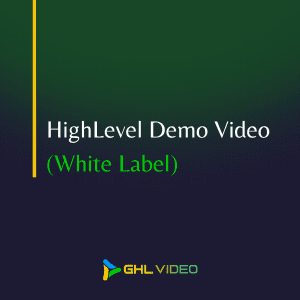 HighLevel Explainer video, demo video, onboarding videos and support video by GHL Video